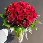 Bunch of red roses