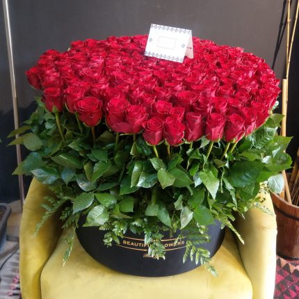 Bouquet of Hot Red Rose's